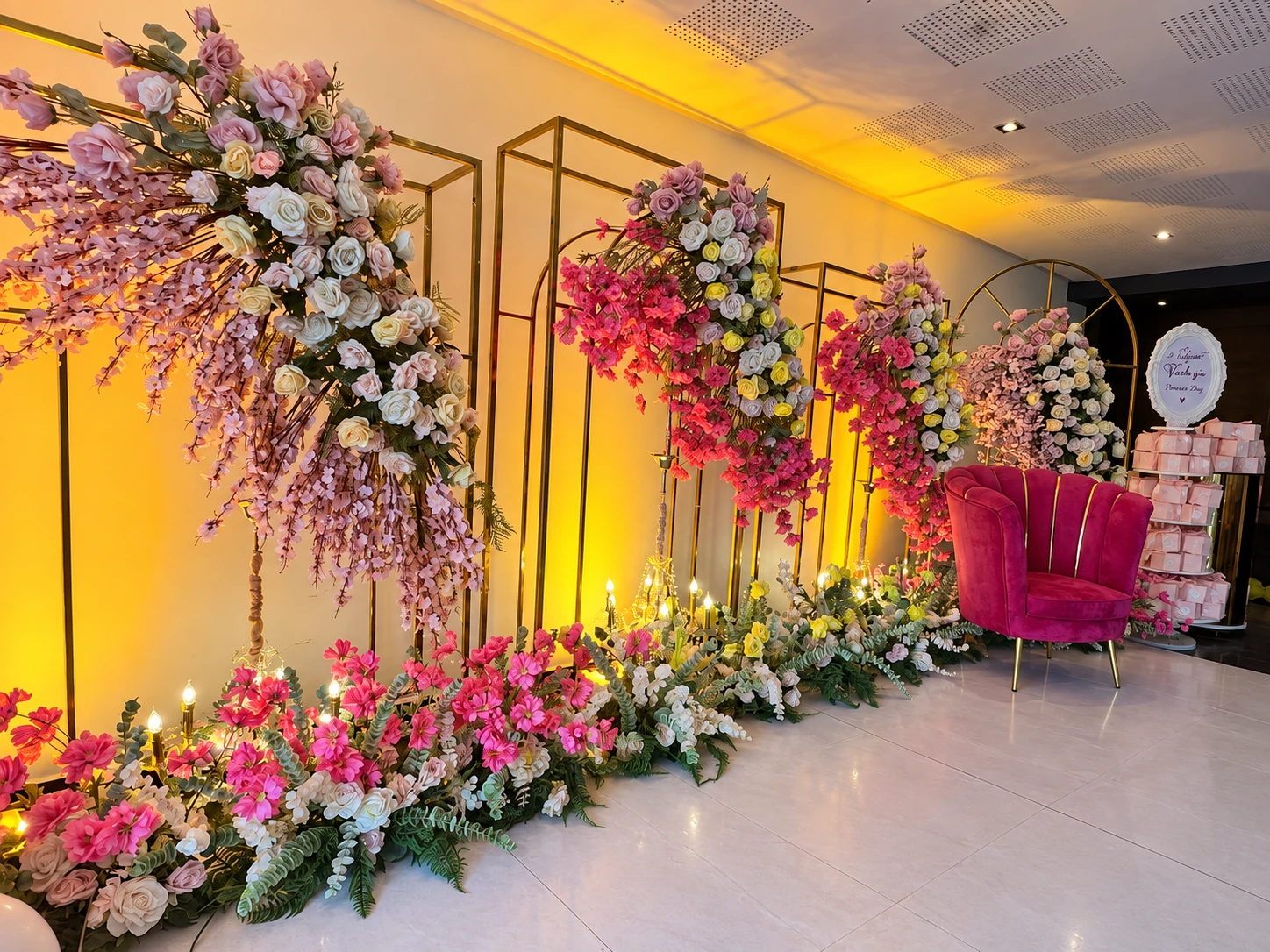 Les détails d’un décor floral